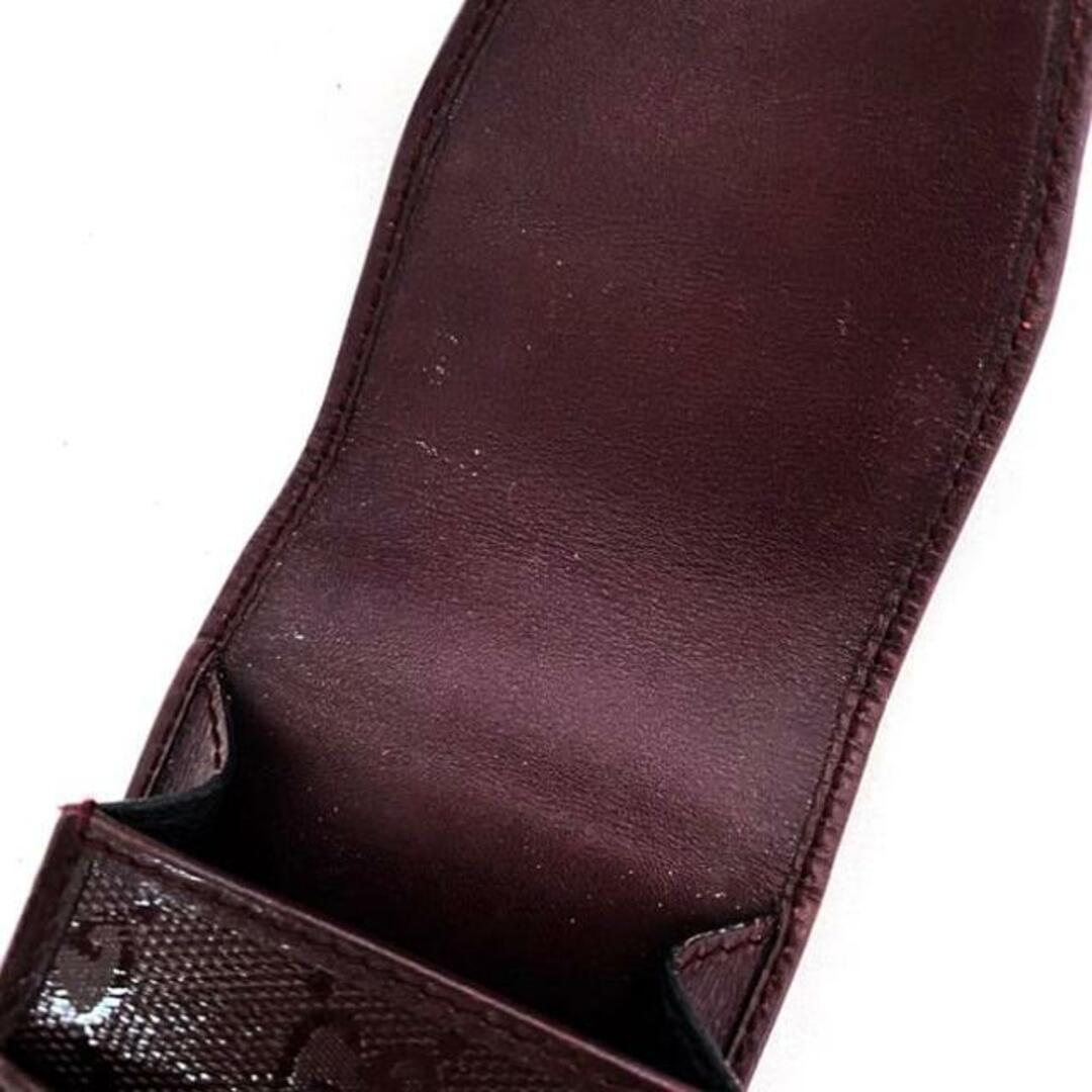 GUCCI - グッチ 煙草ケース ボルドー アルドワーズ 181716 美品 GUCCI - グッチ 煙草ケース ボルドー アルドワーズ 181716 美品
