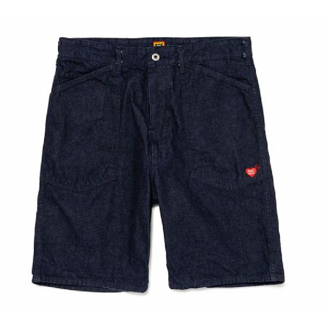 HUMAN MADE(ヒューマンメイド)のHUMAN MADE x KAWS Kaws Made Denim Shorts メンズのパンツ(デニム/ジーンズ)の商品写真