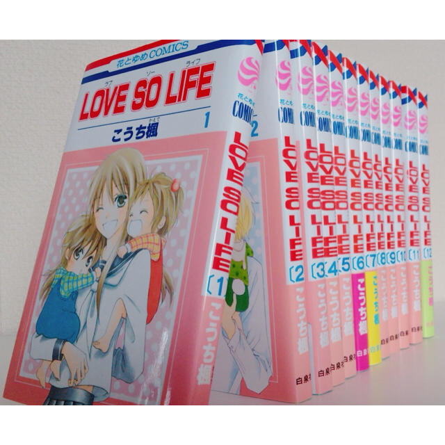 白泉社(ハクセンシャ)の大幅値下げ  LOVE SO LIFE 1〜12巻  まとめ売り エンタメ/ホビーの漫画(少女漫画)の商品写真