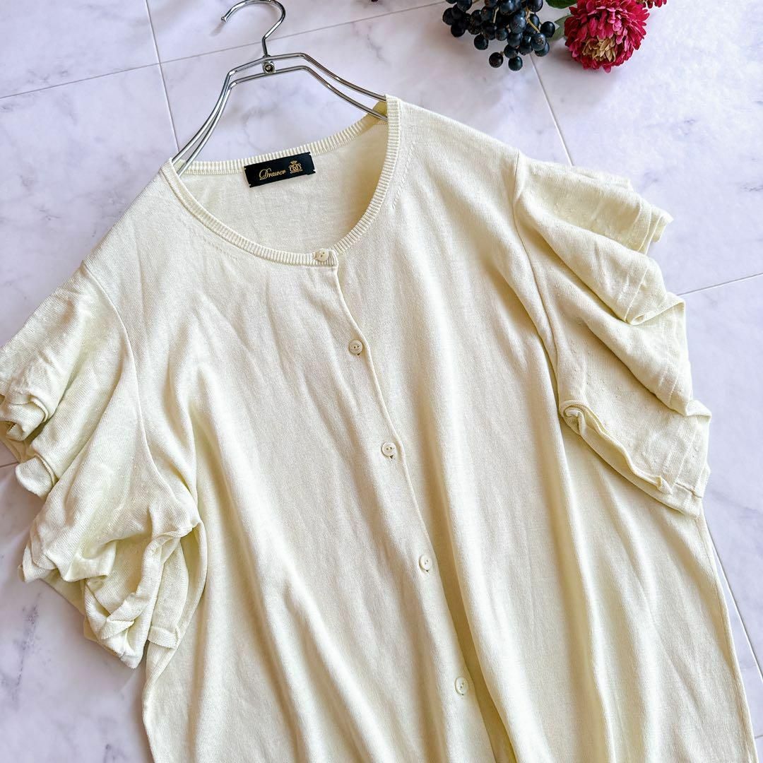Drawerドゥロワー M.SUMMER1 18G シルクコットンニット 麻混 Drawerドゥロワー M.SUMMER1 18G シルクコットンニット 麻混