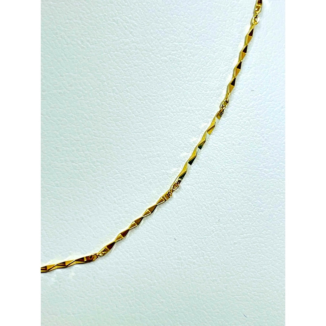 ☆K18 デザイン柄ネックレス 40cm☆ ☆K18 デザイン柄ネックレス 40cm☆