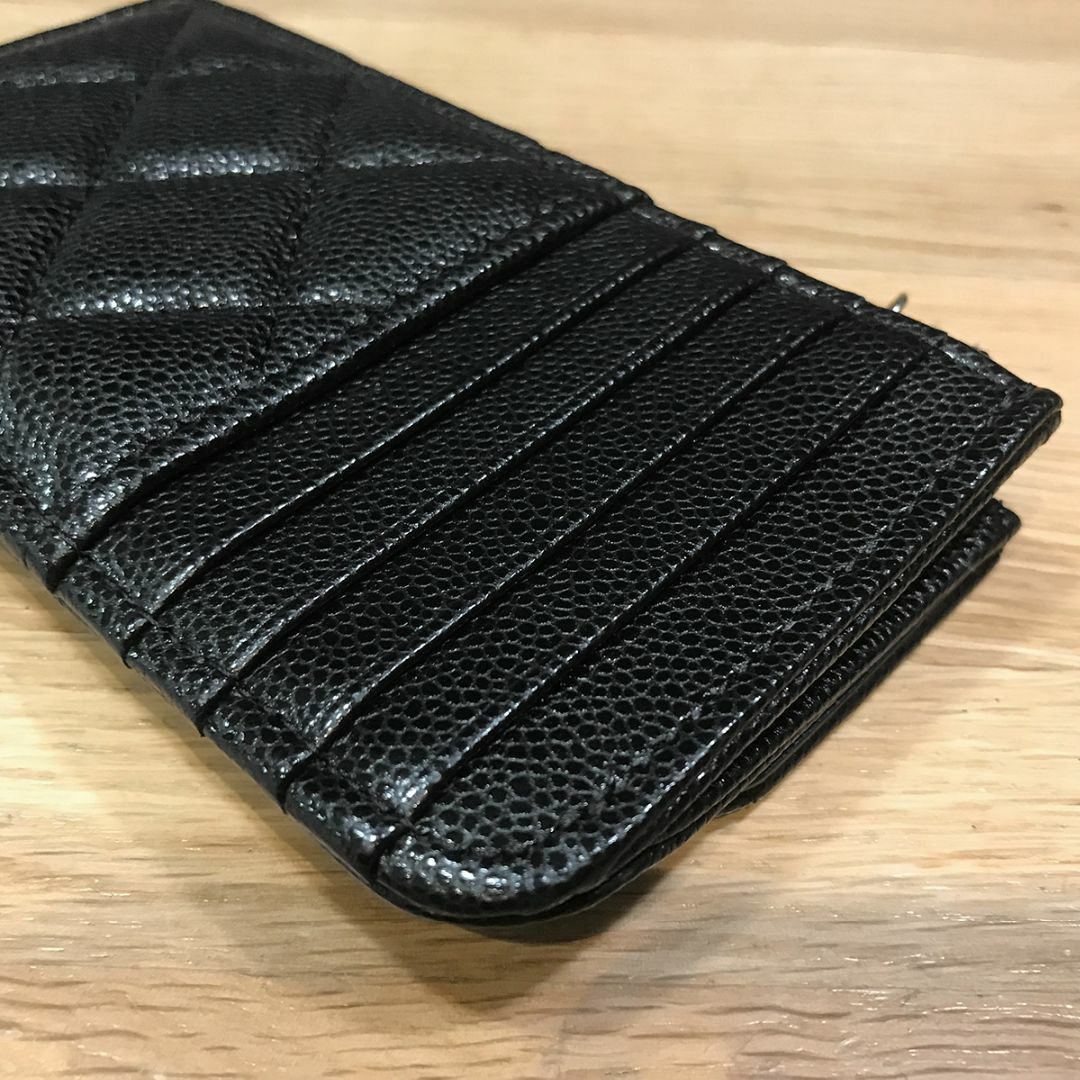 新品未使用 シャネル マトラッセ クラシック ジップカードケース 新品未使用 シャネル マトラッセ クラシック ジップカードケース