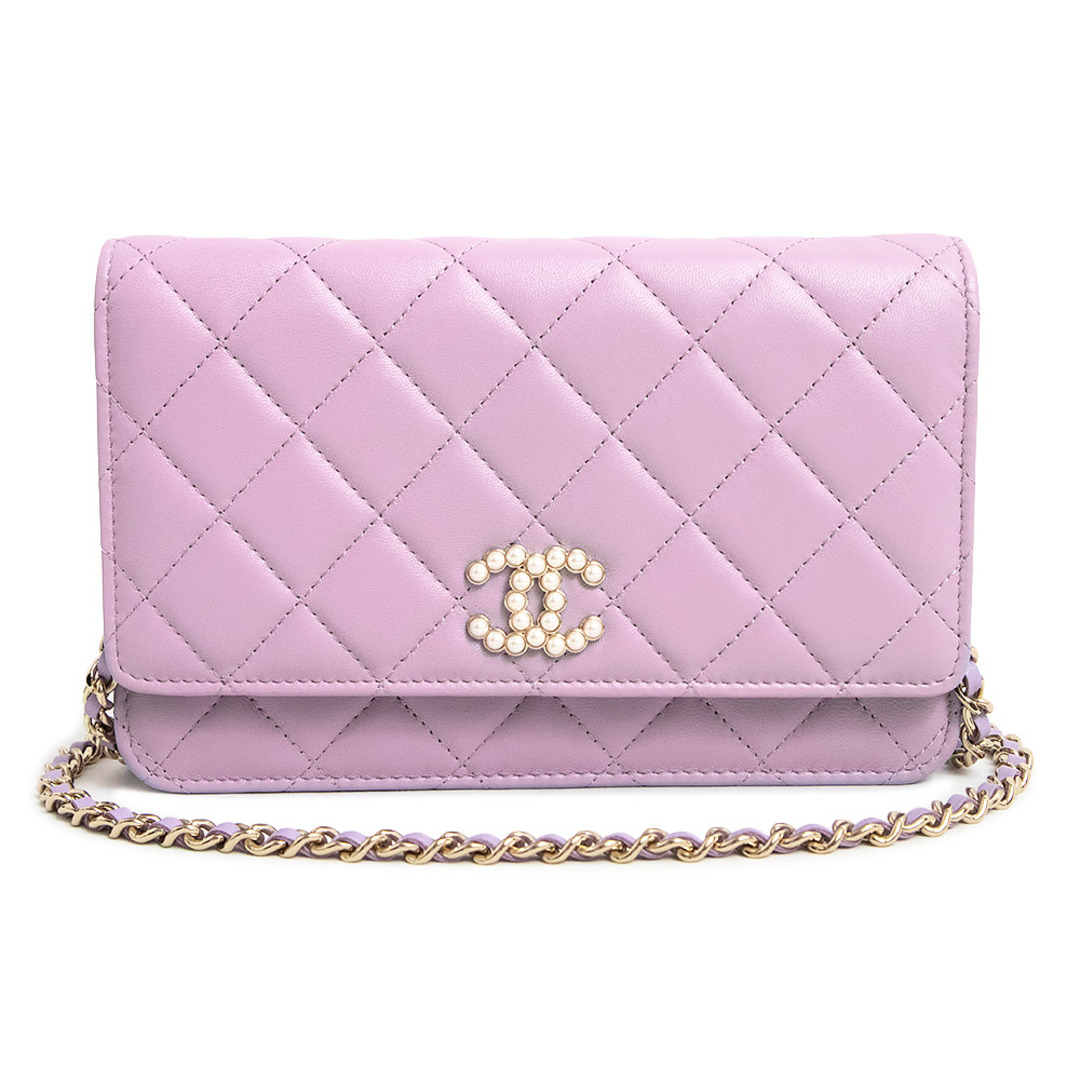 CHANEL - シャネル マトラッセ ココマーク パール チェーン CHANEL - シャネル マトラッセ ココマーク パール チェーン