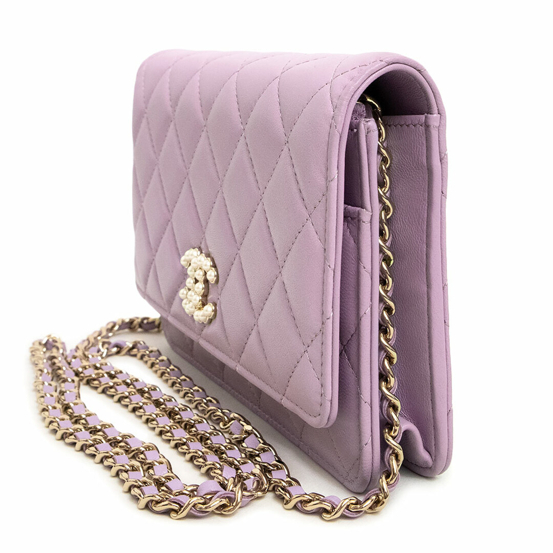 CHANEL - シャネル マトラッセ ココマーク パール チェーン CHANEL - シャネル マトラッセ ココマーク パール チェーン