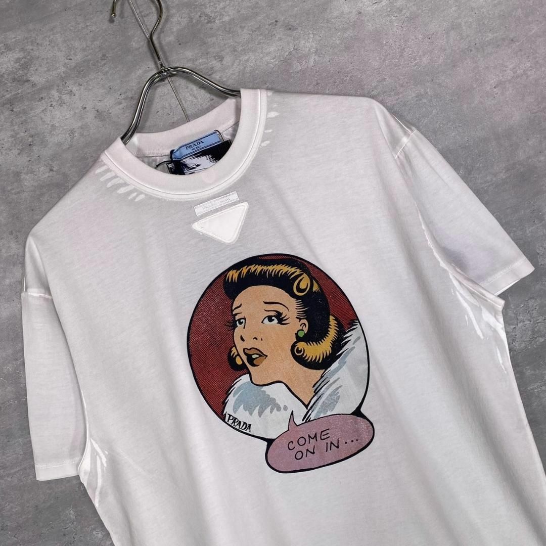PRADA - 『PRADA』プラダ (M) プリント半袖Tシャツの通販 by PRADA - 『PRADA』プラダ (M) プリント半袖Tシャツの通販 by
