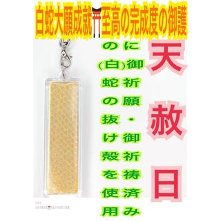 蛇の抜け殻✨スティック✨縦長✨白蛇のお守り【天赦日,定期的ご祈祷済み】金金AC(その他)