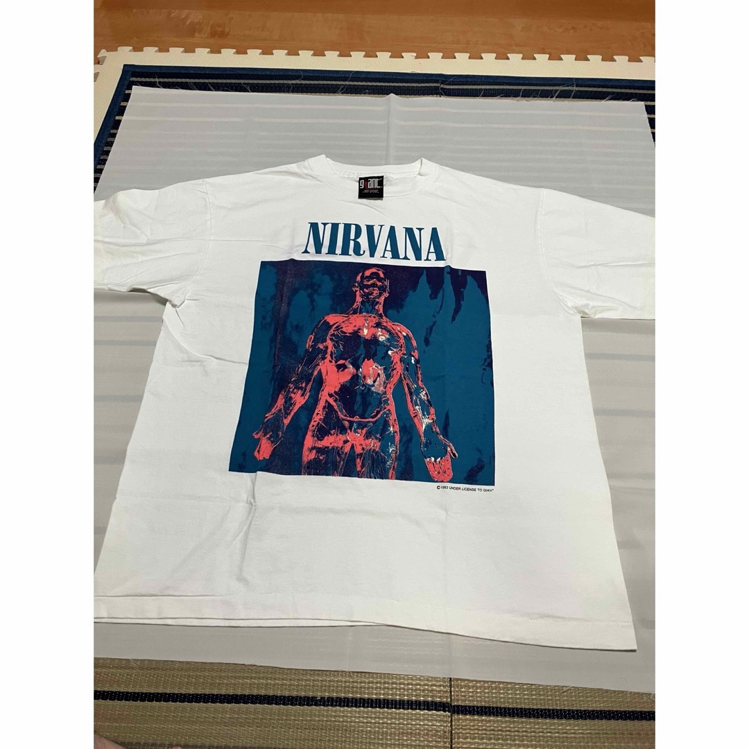 Giant - トラヴィス着用 新品ニルヴァーナ SLIVER ロックTシャツ Giant - トラヴィス着用 新品ニルヴァーナ SLIVER ロックTシャツ