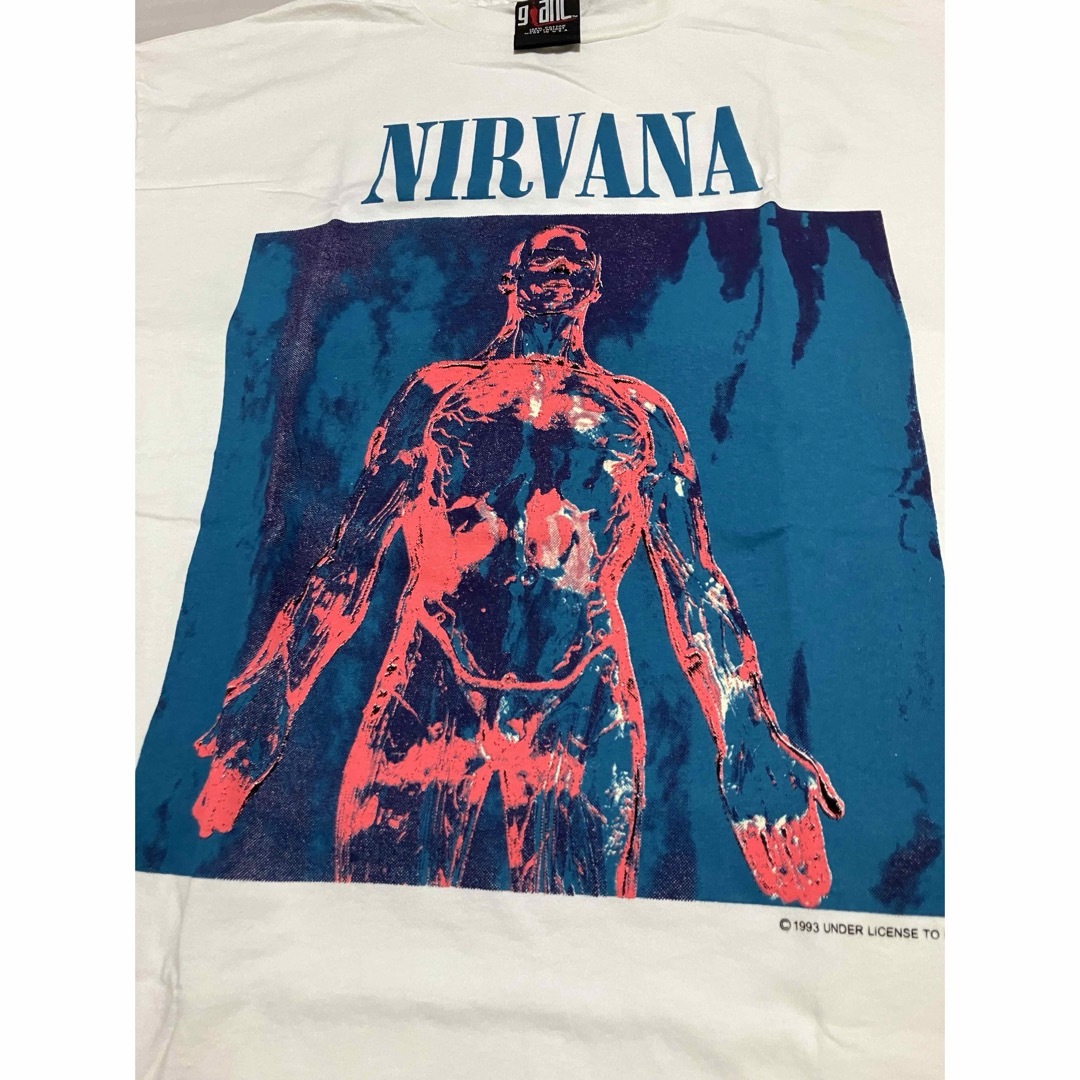 Giant - トラヴィス着用 新品ニルヴァーナ SLIVER ロックTシャツ Giant - トラヴィス着用 新品ニルヴァーナ SLIVER ロックTシャツ