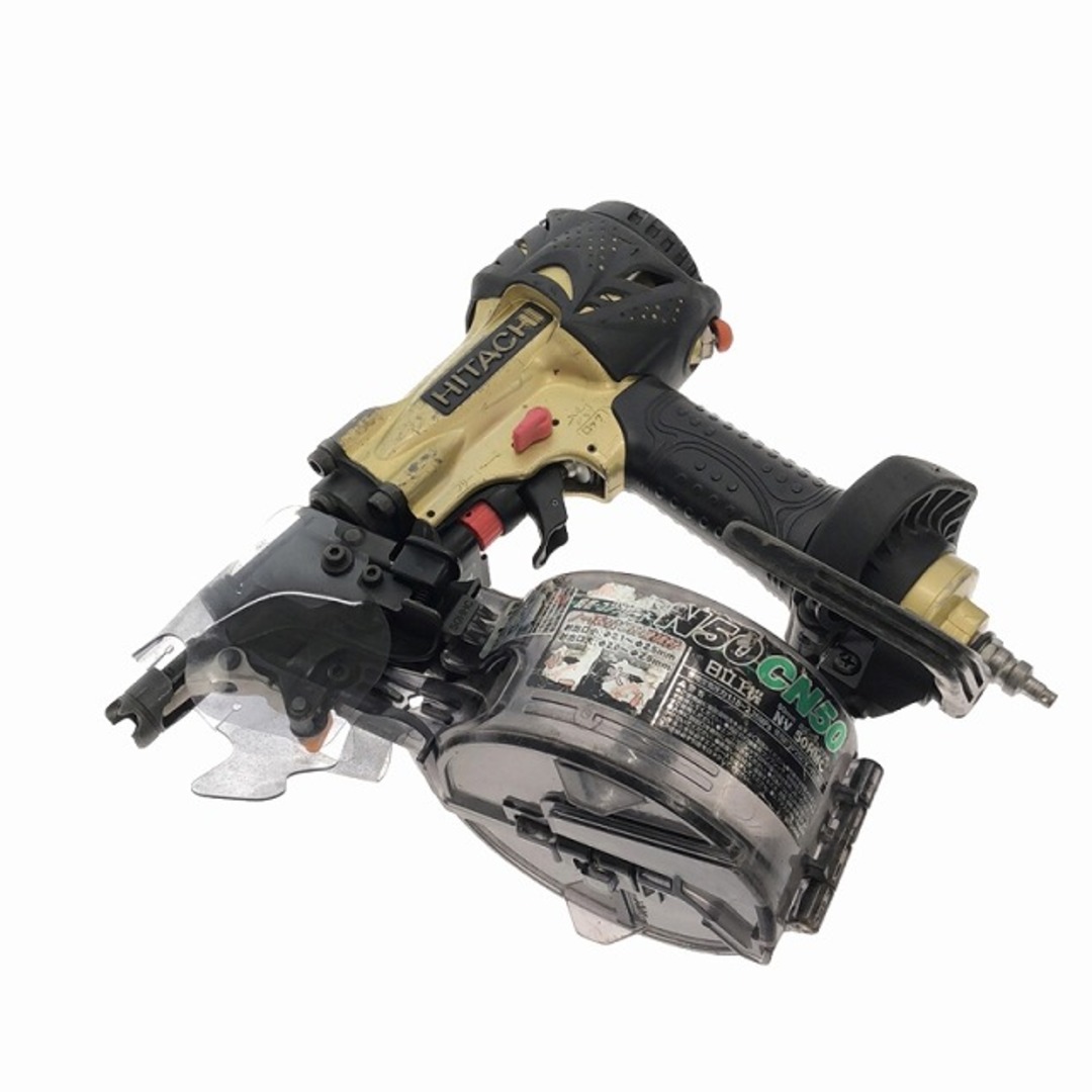 日立 - ☆中古品☆HITACHI 日立工機 50mm 高圧 ロール釘打機 日立 - ☆中古品☆HITACHI 日立工機 50mm 高圧 ロール釘打機