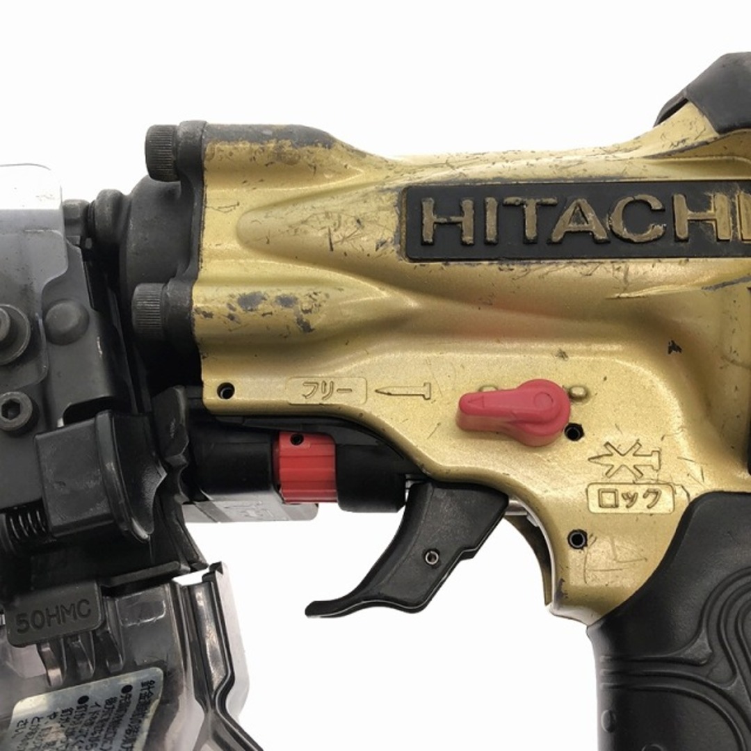 日立 - ☆中古品☆HITACHI 日立工機 50mm 高圧 ロール釘打機 日立 - ☆中古品☆HITACHI 日立工機 50mm 高圧 ロール釘打機
