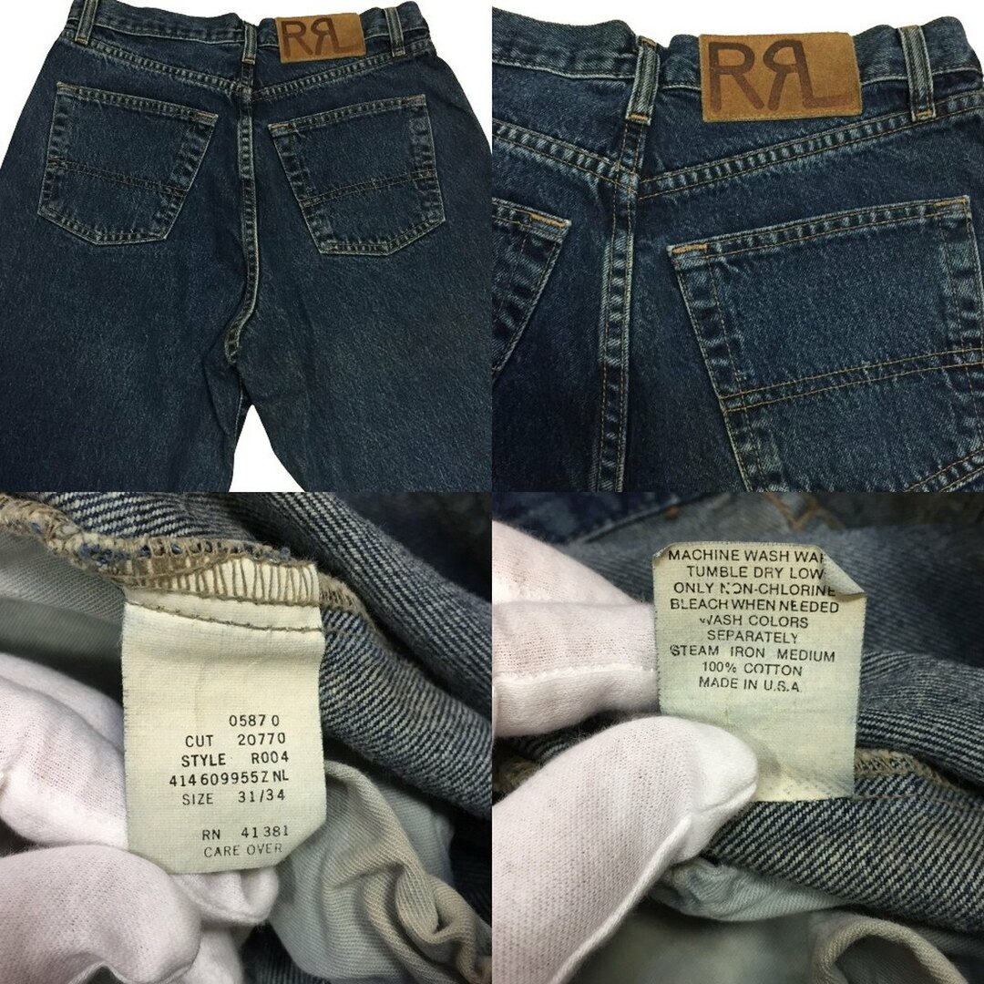 RRL - RRL ダブルアールエル 90's 90年代 デニムパンツ ジーンズ RRL - RRL ダブルアールエル 90's 90年代 デニムパンツ ジーンズ
