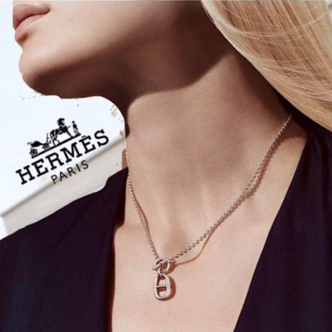 HERMES - HERMES シェーヌダンクル ネックレスの通販 by rico HERMES - HERMES シェーヌダンクル ネックレスの通販 by rico