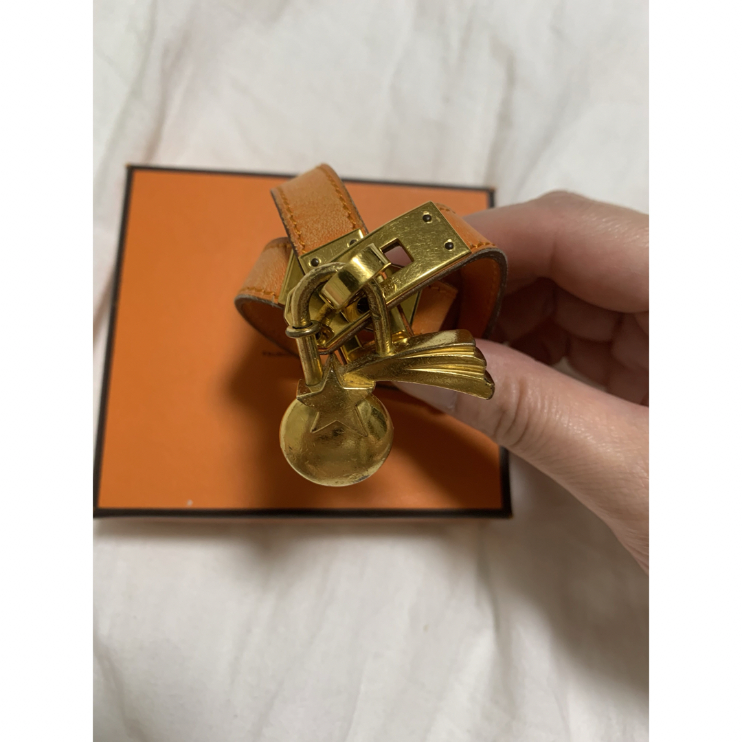 HERMES - HERMES レザーバングル チャーム セットの通販 by HERMES - HERMES レザーバングル チャーム セットの通販 by