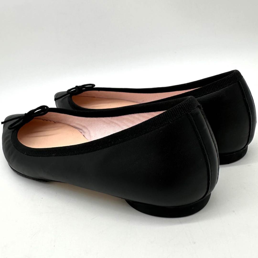 美品〉repetto レペット【24.5】ポインテッドトゥ バレエシューズ 黒 美品〉repetto レペット【24.5】ポインテッドトゥ バレエシューズ 黒