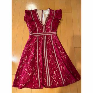 エルケイ ドレス 赤(ナイトドレス)