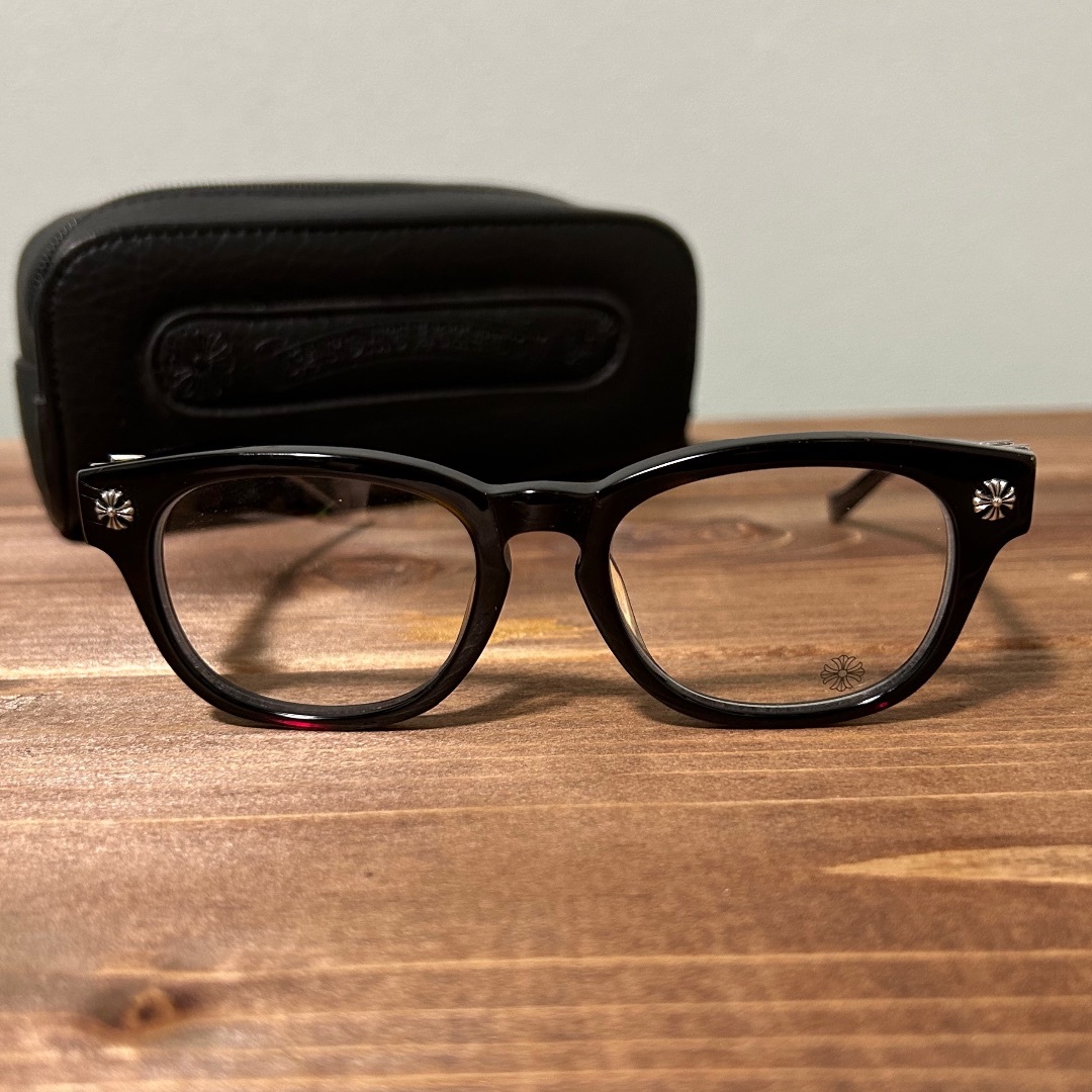 Chrome Hearts(クロムハーツ)のCHROME HEARTS クロムハーツ ウェリントン アイウェア メンズのファッション小物(サングラス/メガネ)の商品写真
