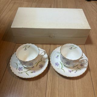 中山陶器　メイワアートMEIWA ART　カップ＆ソーサー　２客(グラス/カップ)