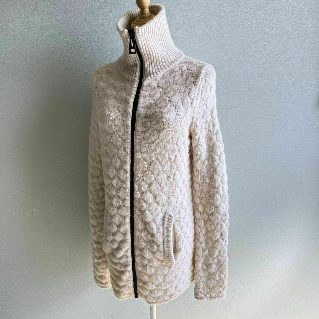 ZADIG&VOLTAIRE フルジップ ハイネックニット アルパカ混 S ZADIG&VOLTAIRE フルジップ ハイネックニット アルパカ混 S