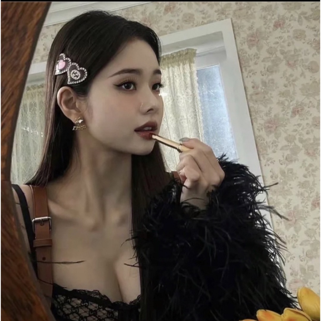 GUCCI インターロッキングG&ハートヘアクリップ GUCCI インターロッキングG&ハートヘアクリップ