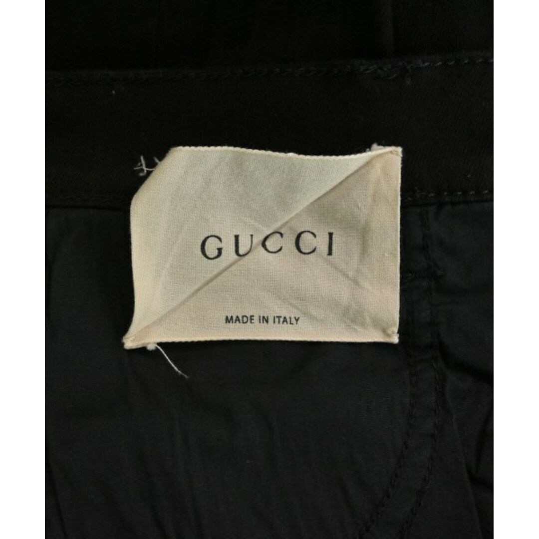 GUCCI グッチ チノパン 23(XS位) 黒 【古着】 GUCCI グッチ チノパン 23(XS位) 黒 【古着】
