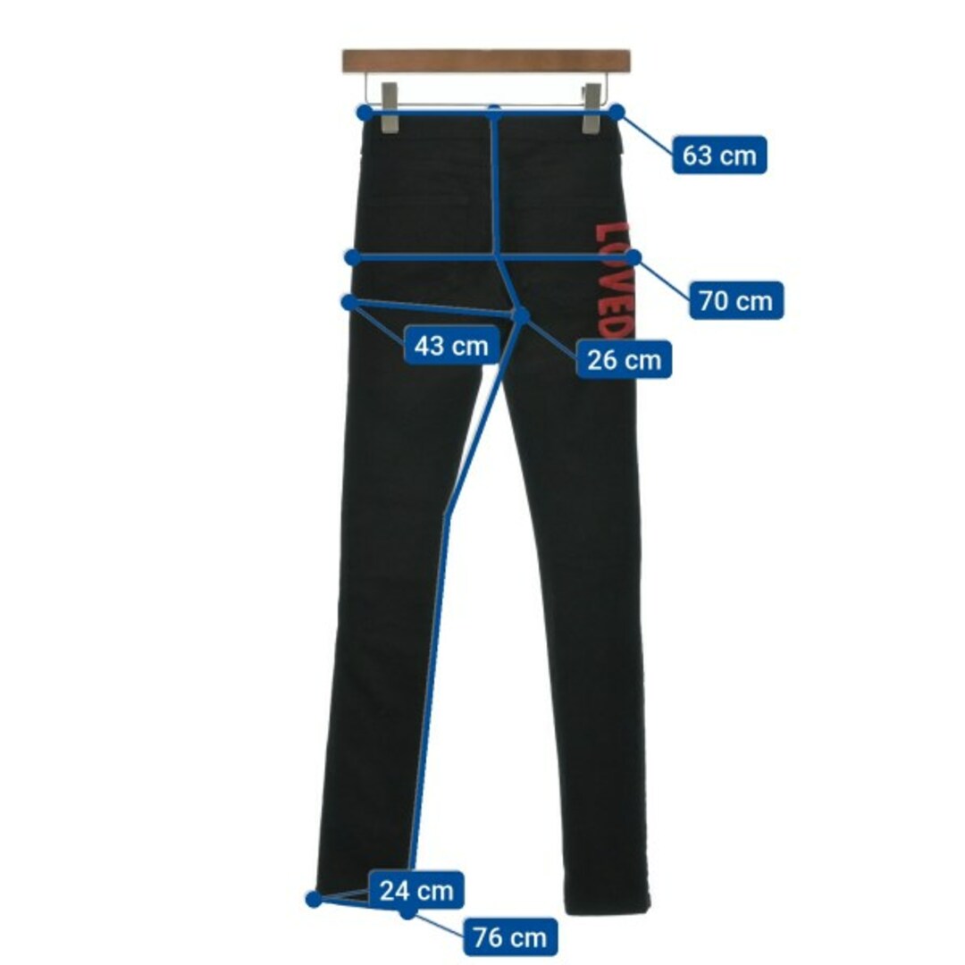 GUCCI グッチ チノパン 23(XS位) 黒 【古着】 GUCCI グッチ チノパン 23(XS位) 黒 【古着】