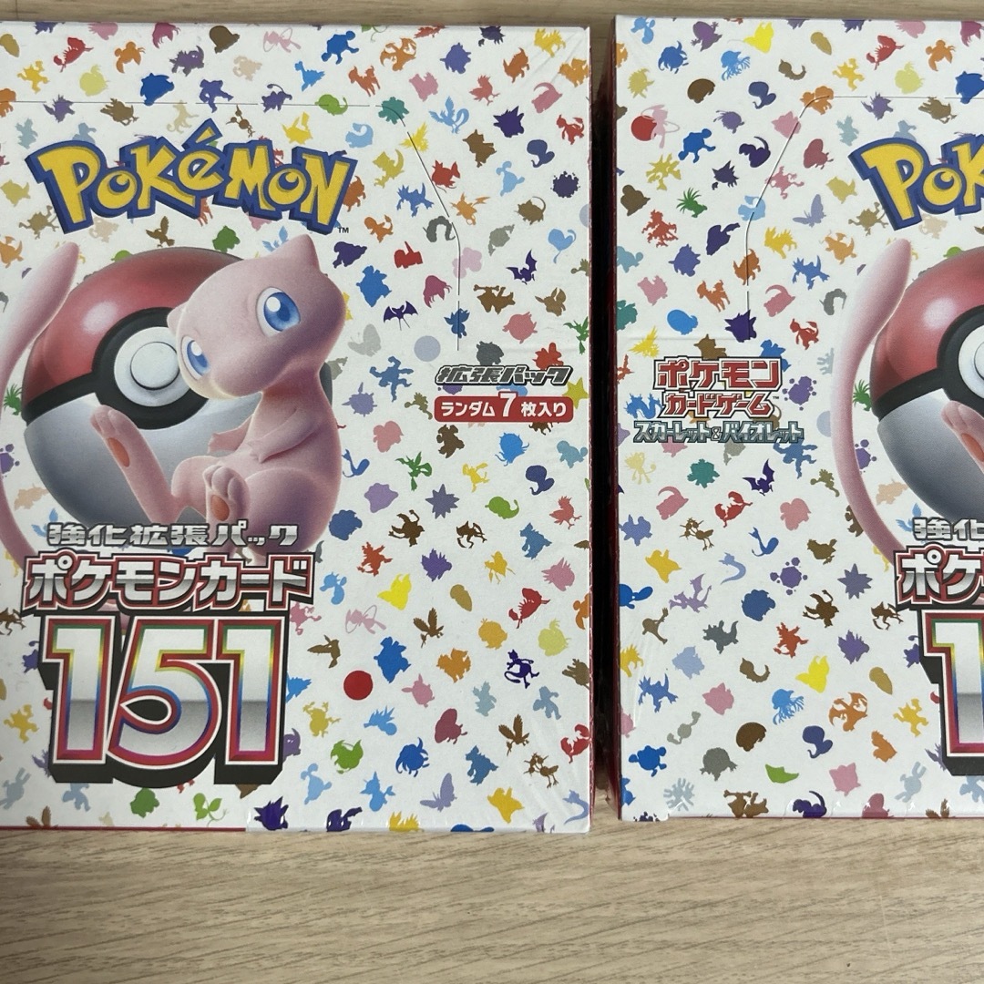 ポケモン - ポケモン ポケモンカード 151 新品未開封 シュリンク付き 2BOX