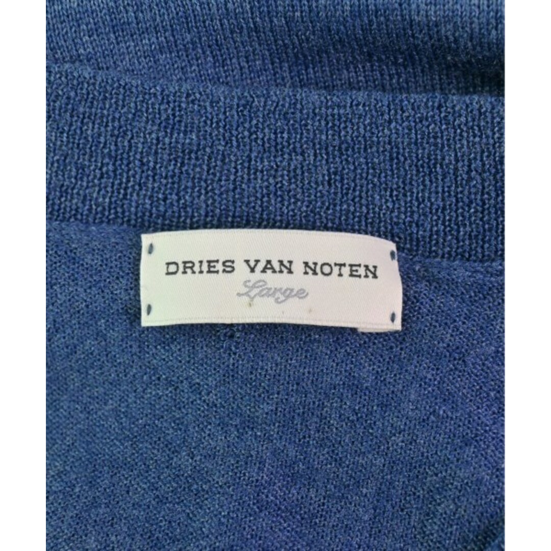 DRIES VAN NOTEN - DRIES VAN NOTEN ニット・セーター -(M位) 青 DRIES VAN NOTEN - DRIES VAN NOTEN ニット・セーター -(M位) 青