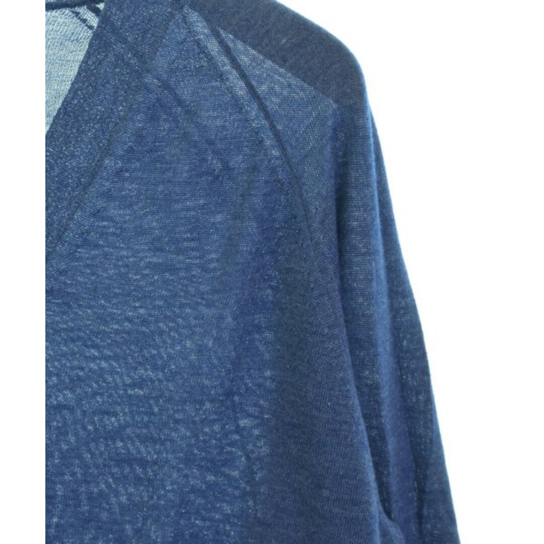 DRIES VAN NOTEN ニット・セーター -(M位) 青 【古着】 DRIES VAN NOTEN ニット・セーター -(M位) 青 【古着】