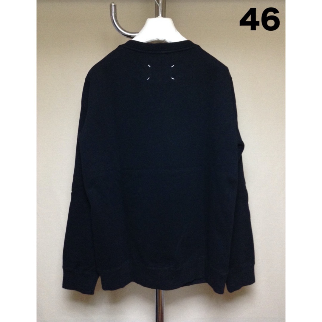 Maison Margiela（旧Maison Martin Margiela） - 新品 46 23ss マルジェラ クラシック無地スウェット 黒 6526