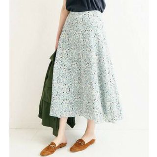 イエナ(IENA)のイエナ♡フラワープリントスカート 34(ロングスカート)