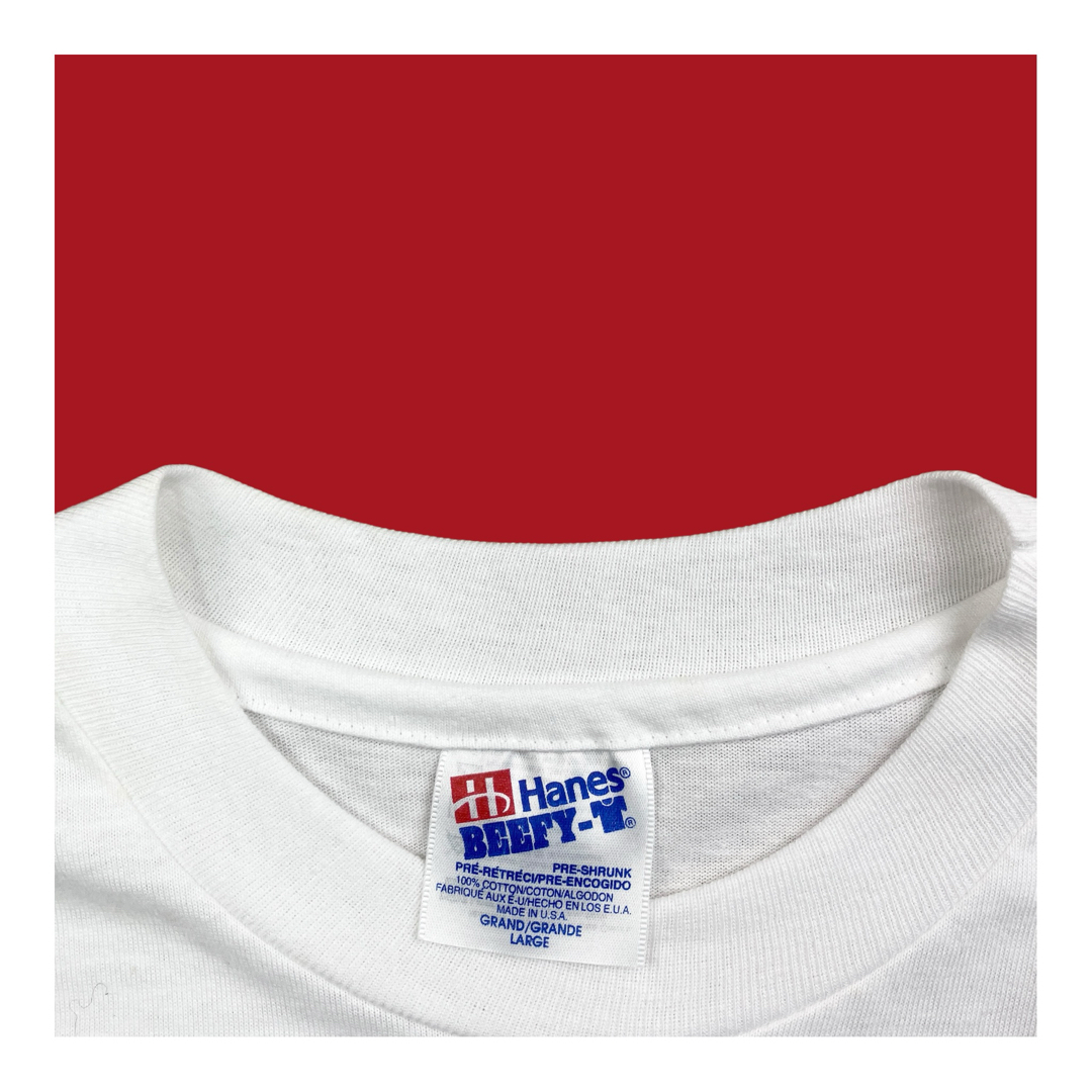 Hanes - 90s USA製 アイルトンセナ ヴィンテージTシャツ F1 Hanes - 90s USA製 アイルトンセナ ヴィンテージTシャツ F1