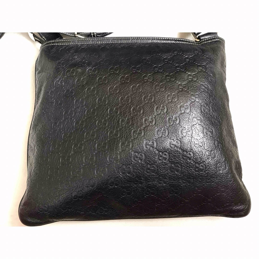 グッチ GUCCI シマ レザー ブラック 黒 ショルダー メンズ 斜めがけ グッチ GUCCI シマ レザー ブラック 黒 ショルダー メンズ 斜めがけ