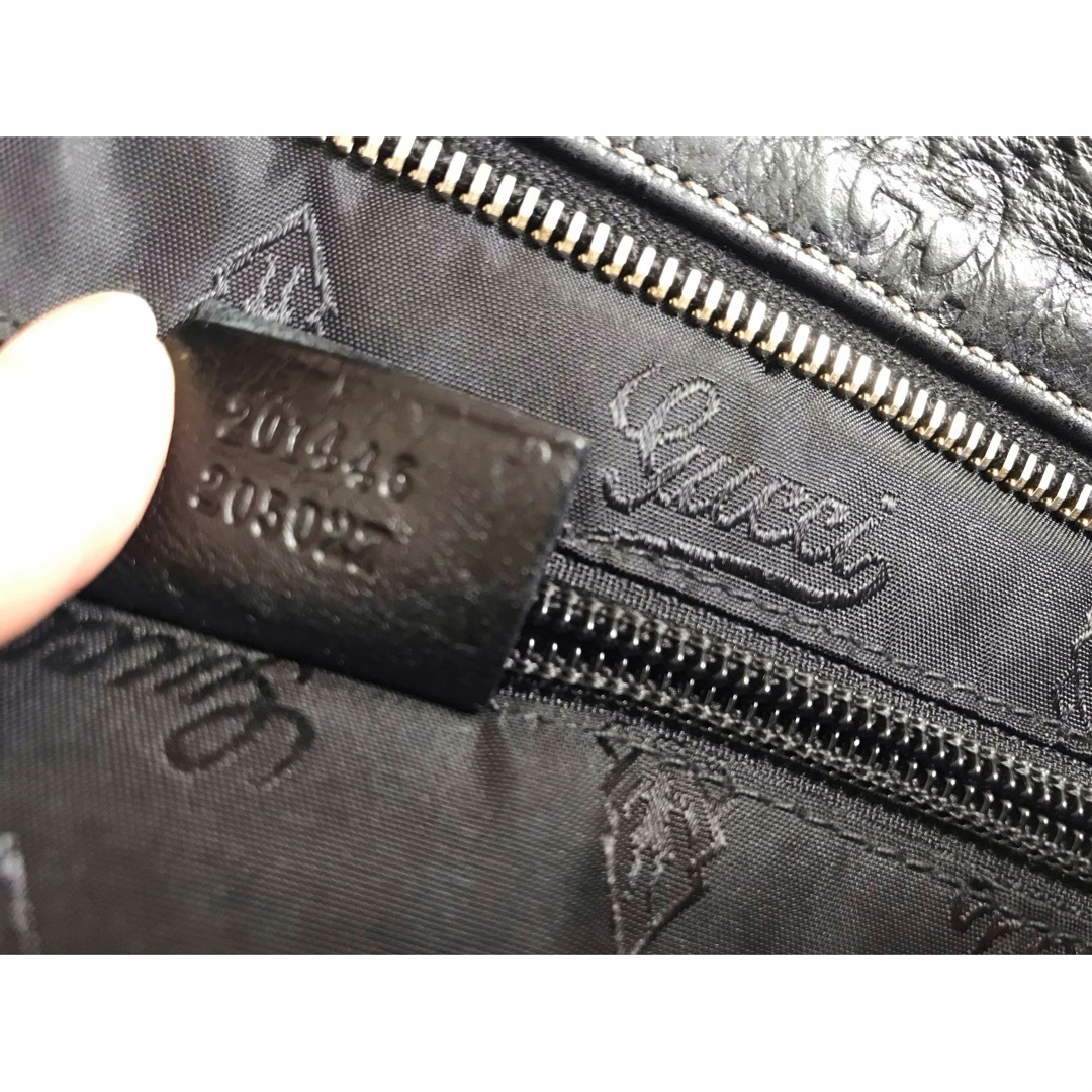 グッチ GUCCI シマ レザー ブラック 黒 ショルダー メンズ 斜めがけ グッチ GUCCI シマ レザー ブラック 黒 ショルダー メンズ 斜めがけ