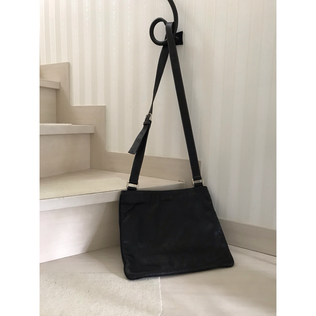 グッチ GUCCI シマ レザー ブラック 黒 ショルダー メンズ 斜めがけ グッチ GUCCI シマ レザー ブラック 黒 ショルダー メンズ 斜めがけ