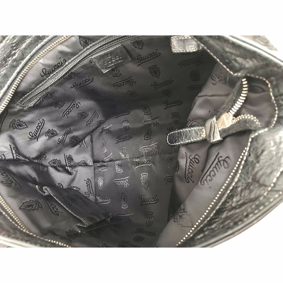 グッチ GUCCI シマ レザー ブラック 黒 ショルダー メンズ 斜めがけ グッチ GUCCI シマ レザー ブラック 黒 ショルダー メンズ 斜めがけ