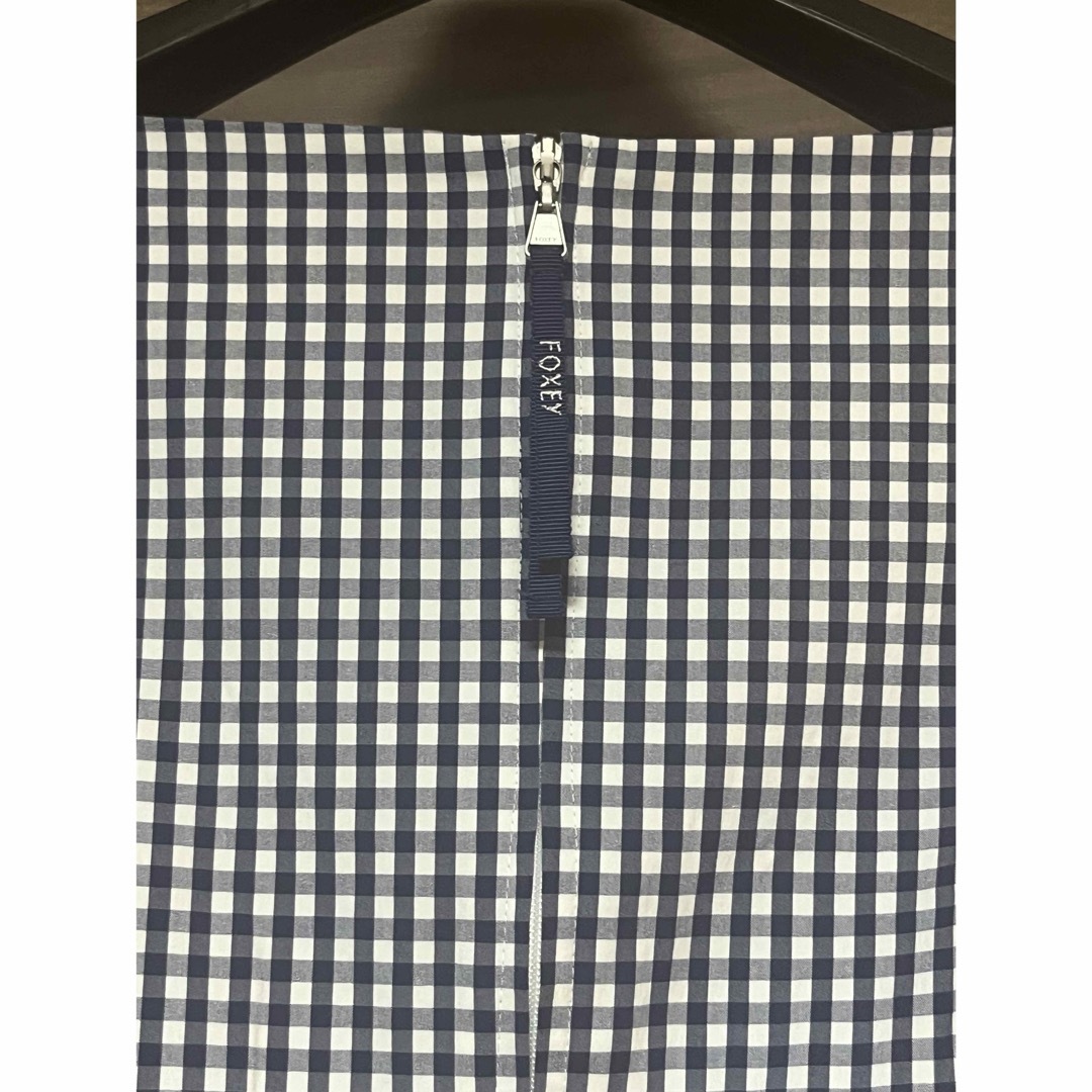 美品✨フォクシーニューヨーク ギンガムチェックワンピース 美品✨フォクシーニューヨーク ギンガムチェックワンピース