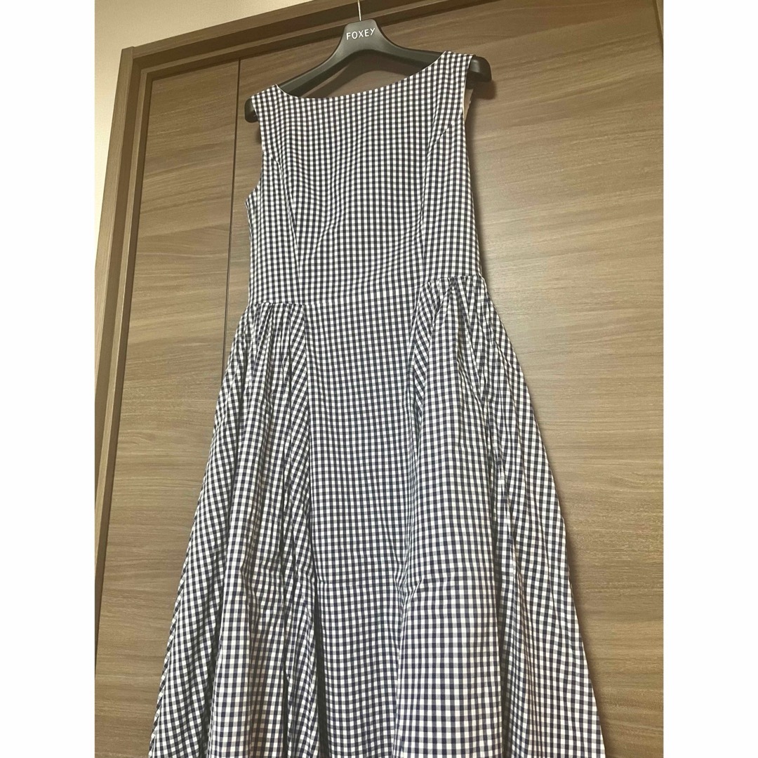 美品✨フォクシーニューヨーク ギンガムチェックワンピース 美品✨フォクシーニューヨーク ギンガムチェックワンピース