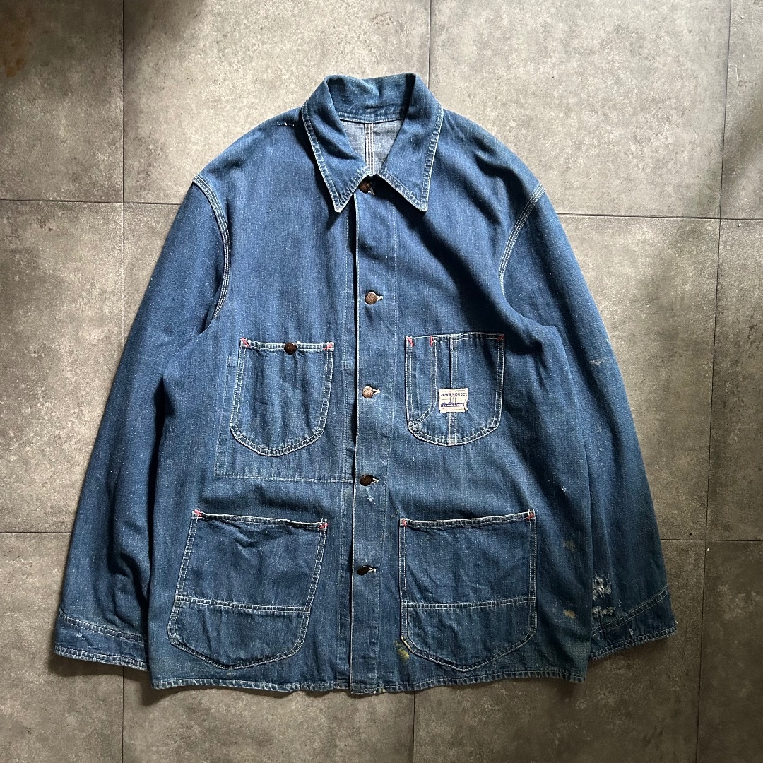 VINTAGE - 50s powrhouse パワーハウス ヴィンテージカバーオール  工場タグ