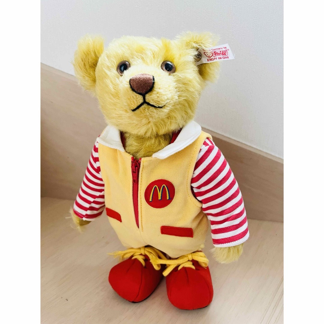 シュタイフ マクドナルド テディベア 白タグ限定品 Steiff シュタイフ マクドナルド テディベア 白タグ限定品 Steiff