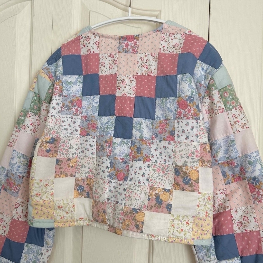 ヴィンテージ パッチワーク キルト ジャケットの通販 by n's ヴィンテージ パッチワーク キルト ジャケットの通販 by n's
