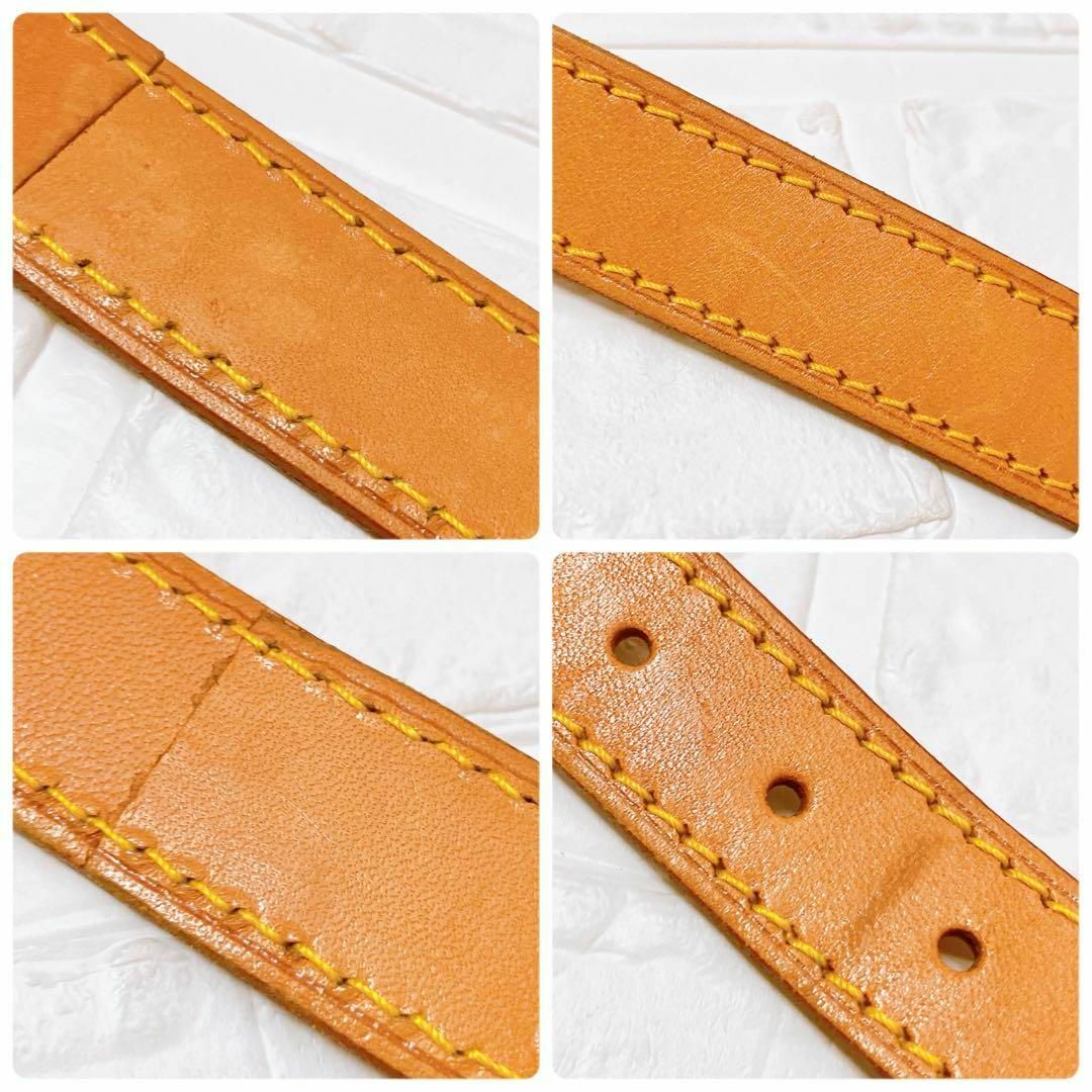 ヴィトン Vuitton ヌメ革 ショルダーストラップ ベルト バッグ OT43 ヴィトン Vuitton ヌメ革 ショルダーストラップ ベルト バッグ OT43