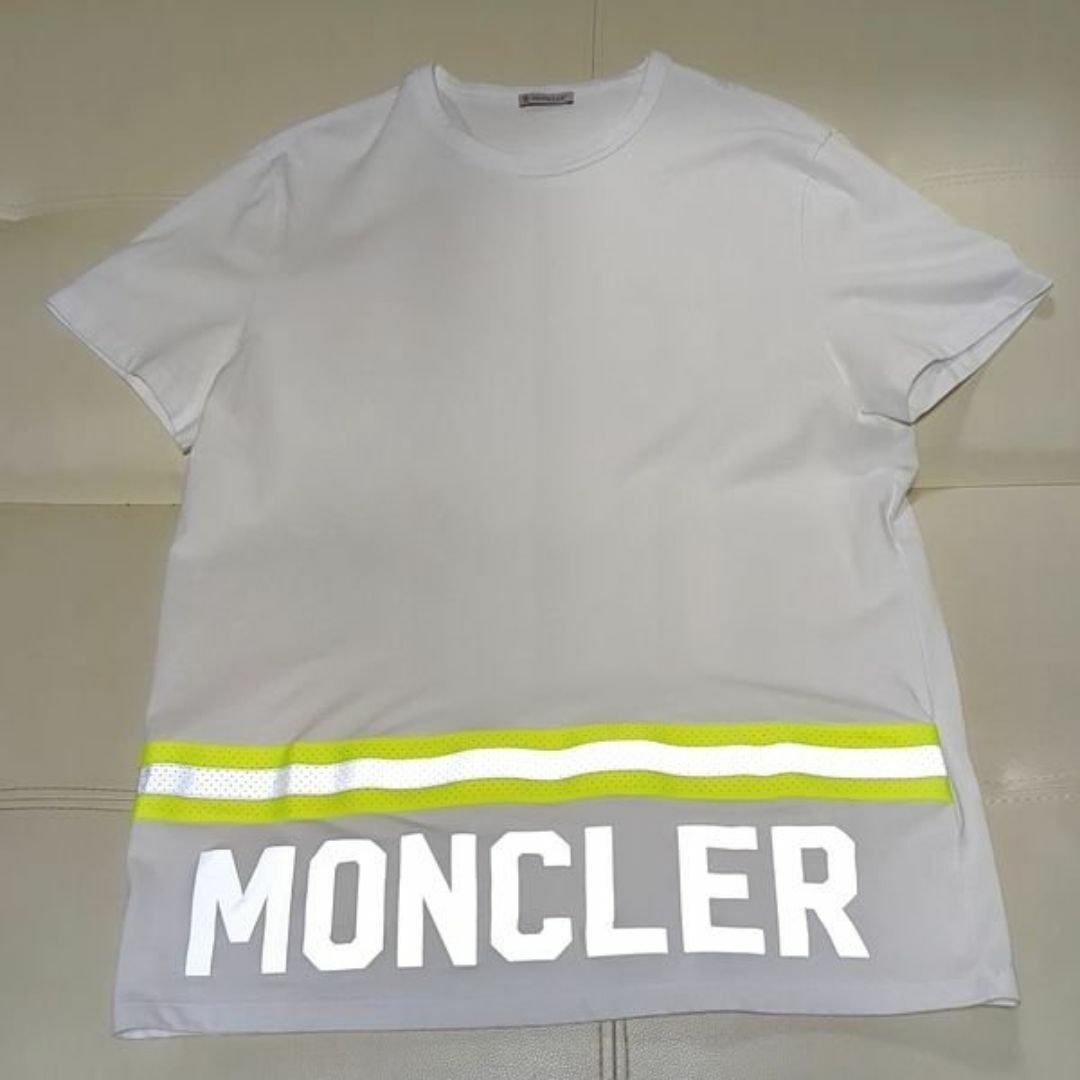 モンクレール リフレクター ビッグロゴ Tシャツ L 20SS MONCLER モンクレール リフレクター ビッグロゴ Tシャツ L 20SS MONCLER