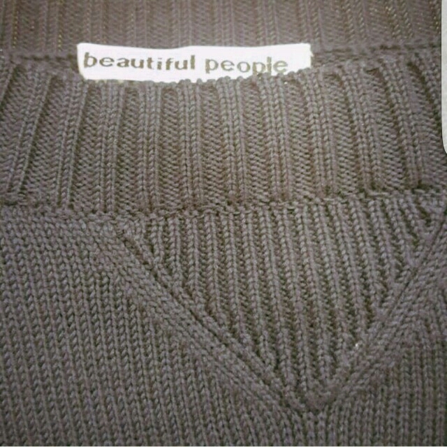 beautiful people(ビューティフルピープル)の【1日限定】beautiful people カメレオンニット レディースのトップス(ニット/セーター)の商品写真