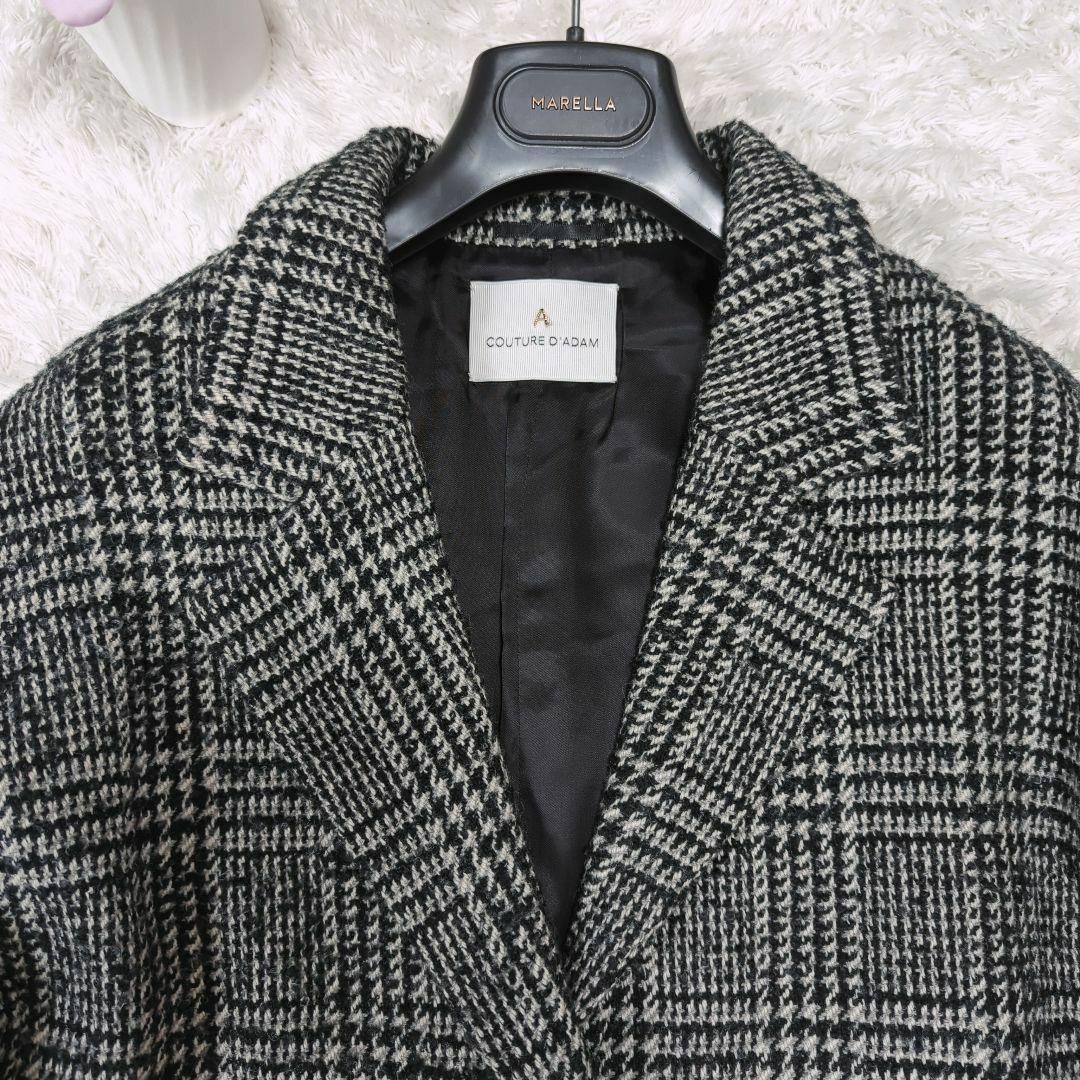 海外最新 DEUXIEME コクーン グレンチェック d'adam couture 海外最新 DEUXIEME コクーン グレンチェック d'adam couture
