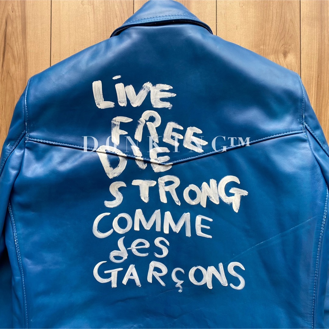 Lewis Leathers - 岩田剛典着 ブルー 44 コムデギャルソン 青山 Lewis Leathers - 岩田剛典着 ブルー 44 コムデギャルソン 青山
