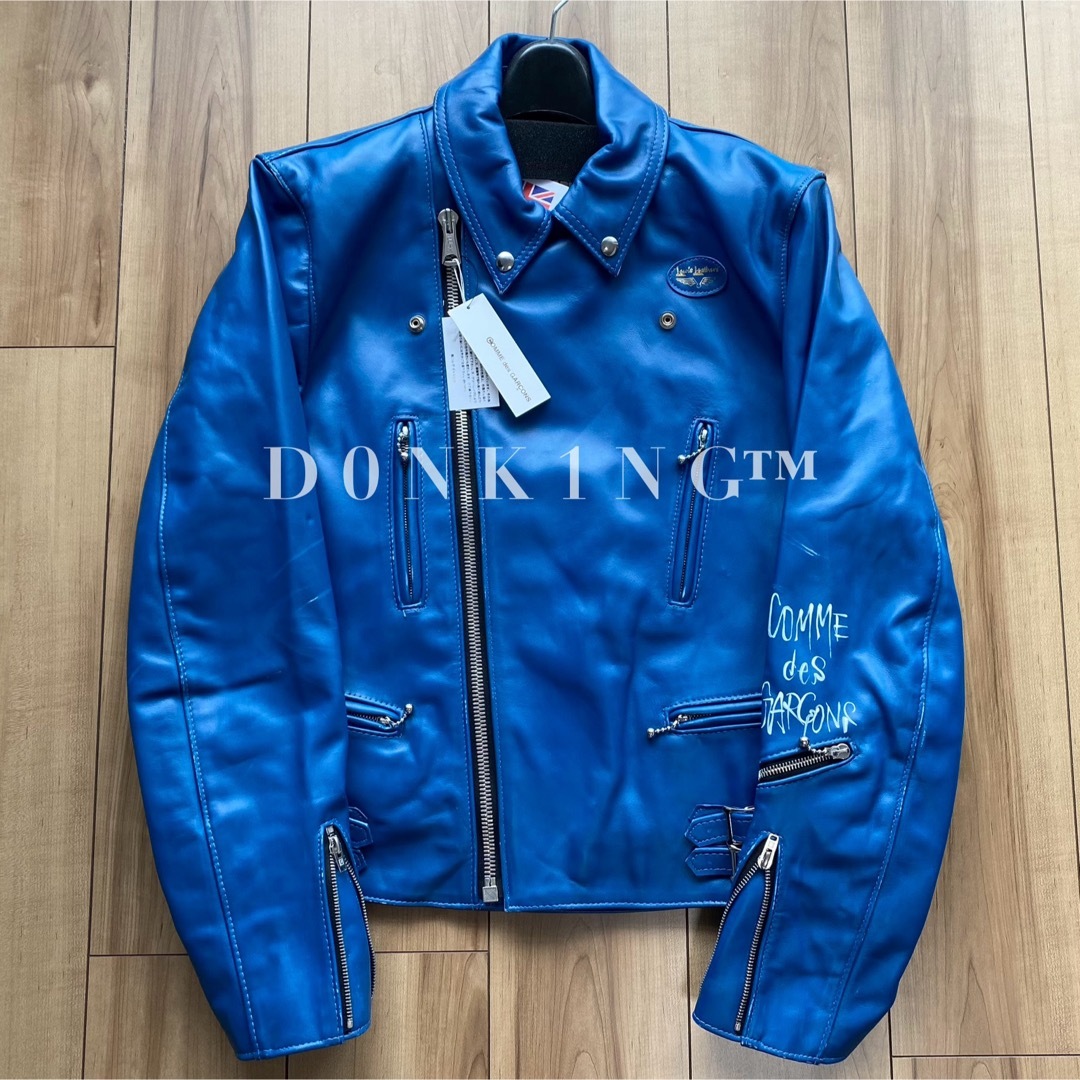Lewis Leathers - 岩田剛典着 ブルー 44 コムデギャルソン 青山 Lewis Leathers - 岩田剛典着 ブルー 44 コムデギャルソン 青山