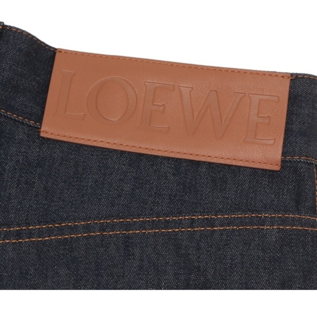 LOEWE(ロエベ)のロエベ パンツ アナグラム バギー ジーンズ ローデニム ミディアムウェイト ネ レディースのパンツ(デニム/ジーンズ)の商品写真