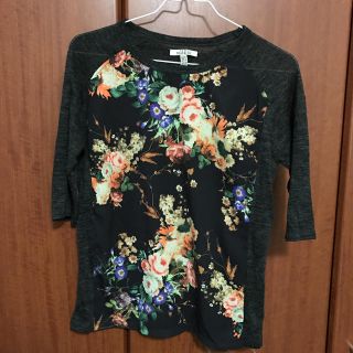 ザラ(ZARA)のZARA♡花柄中袖トップス(カットソー(長袖/七分))