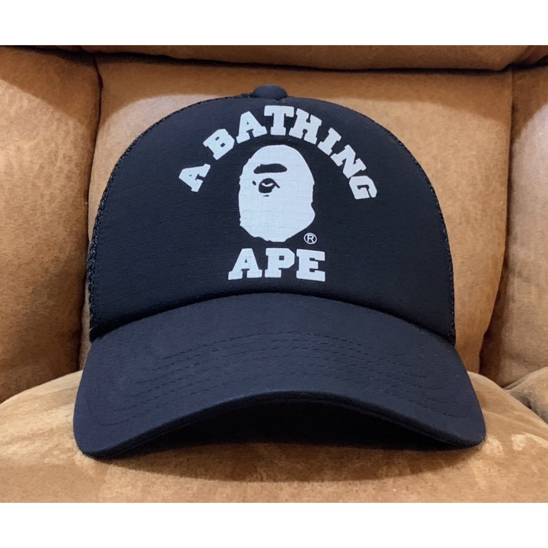 A BATHING APE - ☆激レア☆ APE 大猿 カレッジ メッシュ A BATHING APE - ☆激レア☆ APE 大猿 カレッジ メッシュ