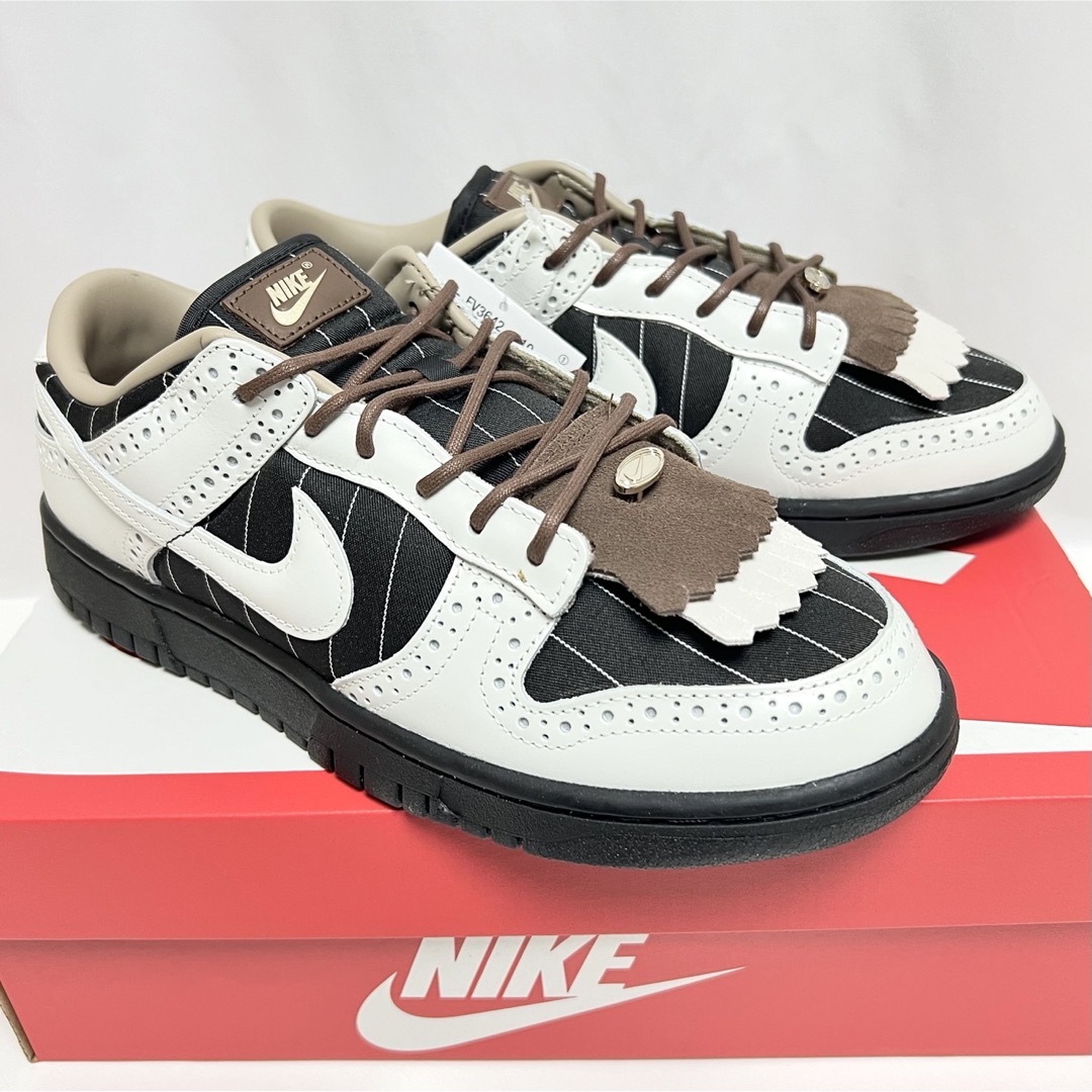 NIKE - 27cm 新品 NIKE ダンク LOW DUNK ナイキ 革靴調 NIKE - 27cm 新品 NIKE ダンク LOW DUNK ナイキ 革靴調